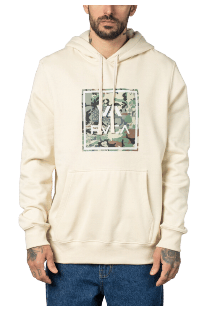 Moletom RVCA Fech VA All The Way Areia