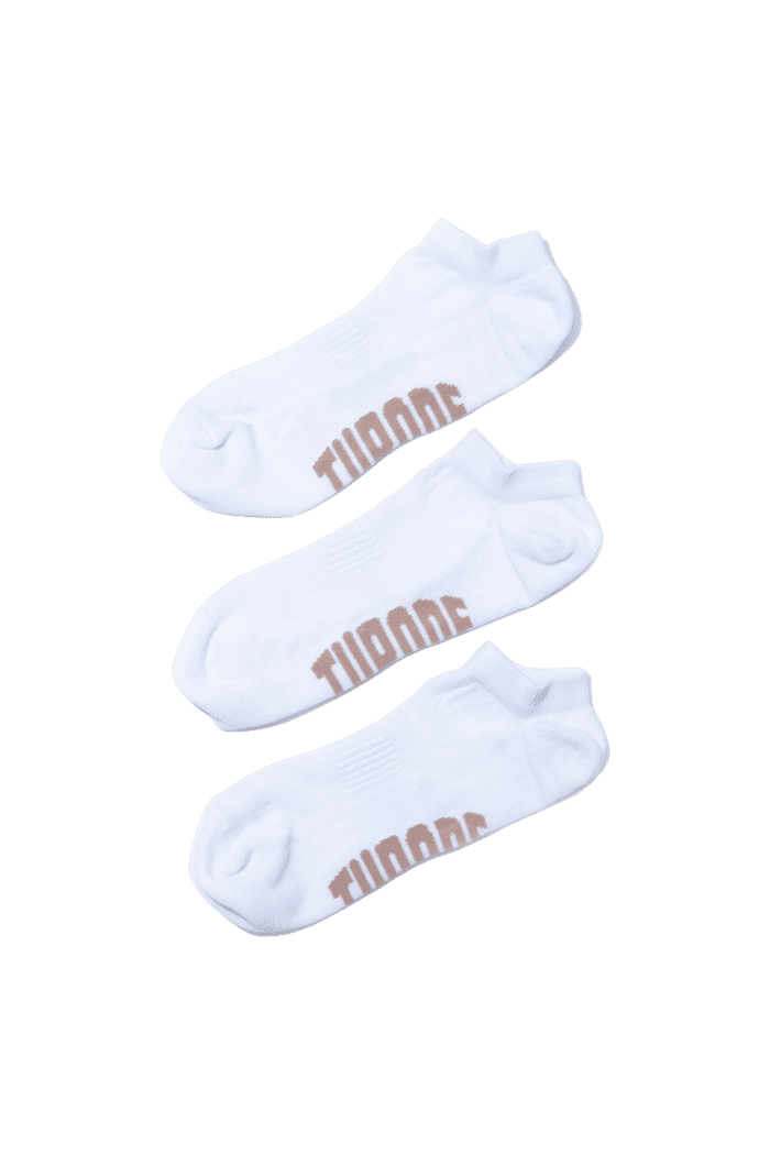 Meia Tupode Active Socket Branco Bege