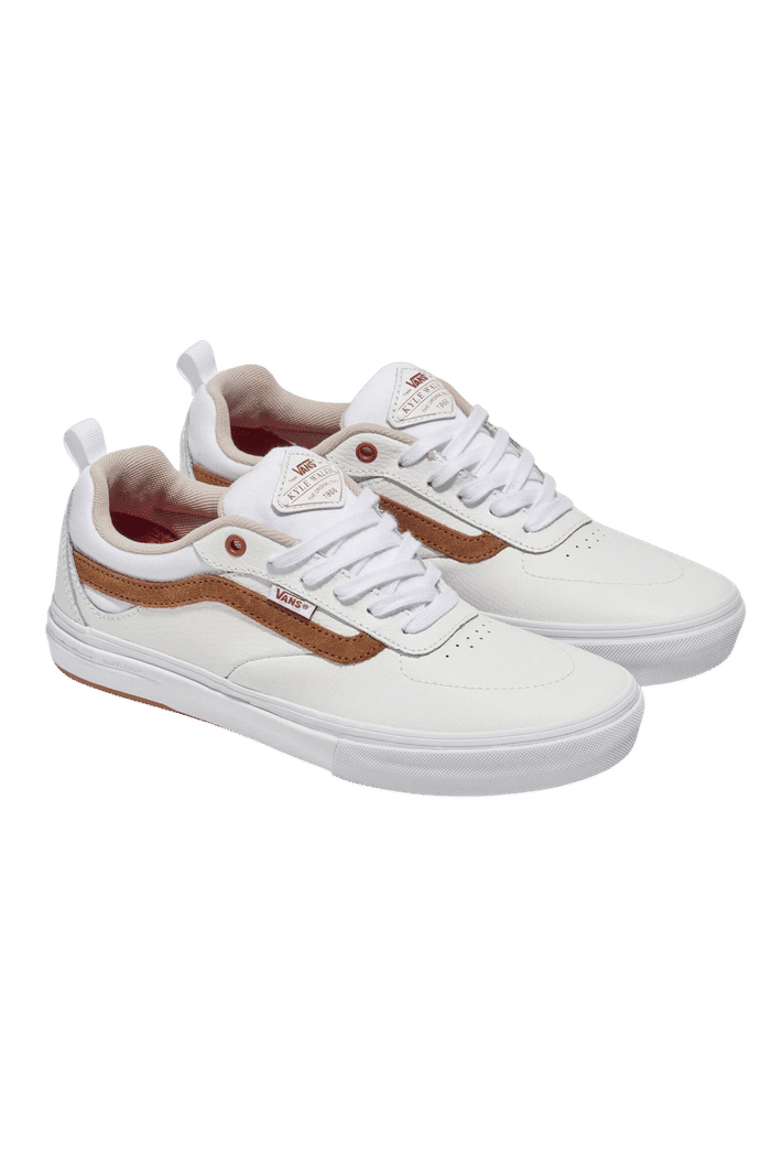 Tênis Vans Kyle Walker Pro Leather White Red
