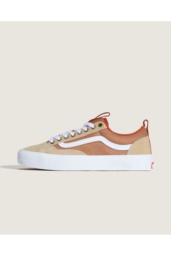 tênis skate old skool khaki burnt orange