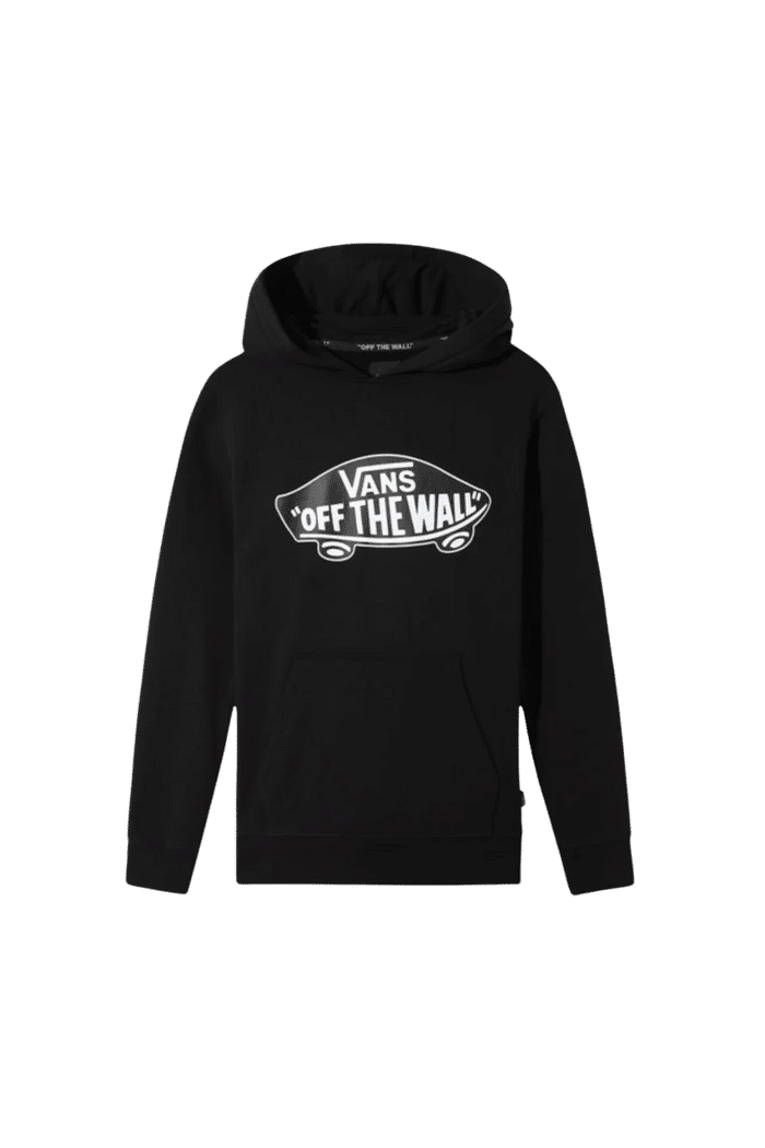 Moletom Vans OTW Pullover Fleece Infantil Black White Outline