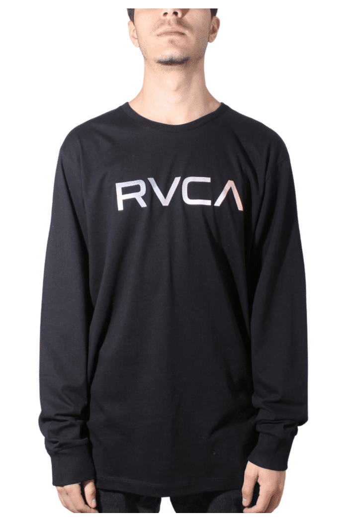 Camiseta Rvca Big Fills Manga Longa