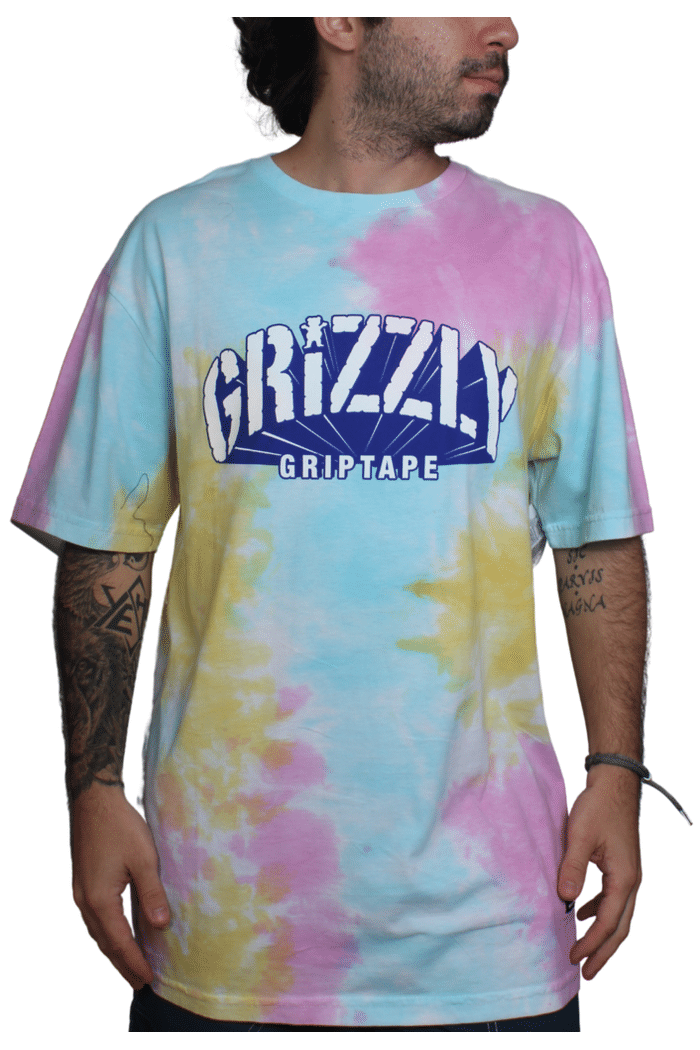 Camiseta Grizzly Universidad Tie Dye