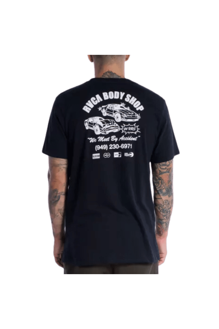 Camiseta RVCA Body Shop Preto