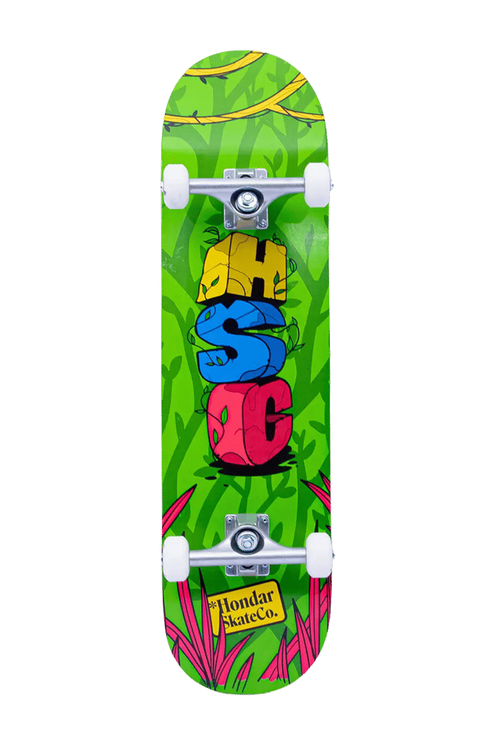 Skate Montado Hondar Iniciante Jungle Verde
