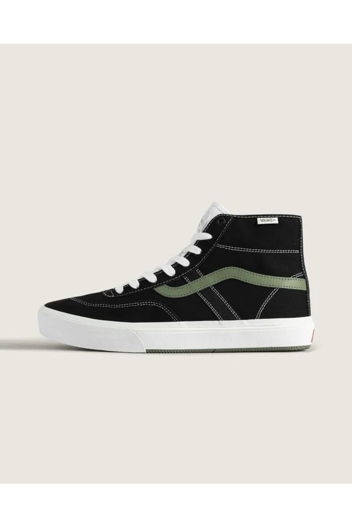 Tênis Vans Crockett High Pro Skate Black Green
