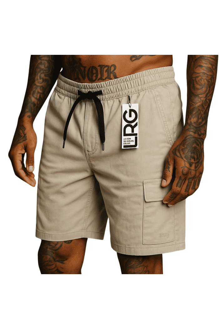 Bermuda Lrg Sarja Baggy Twill Sand