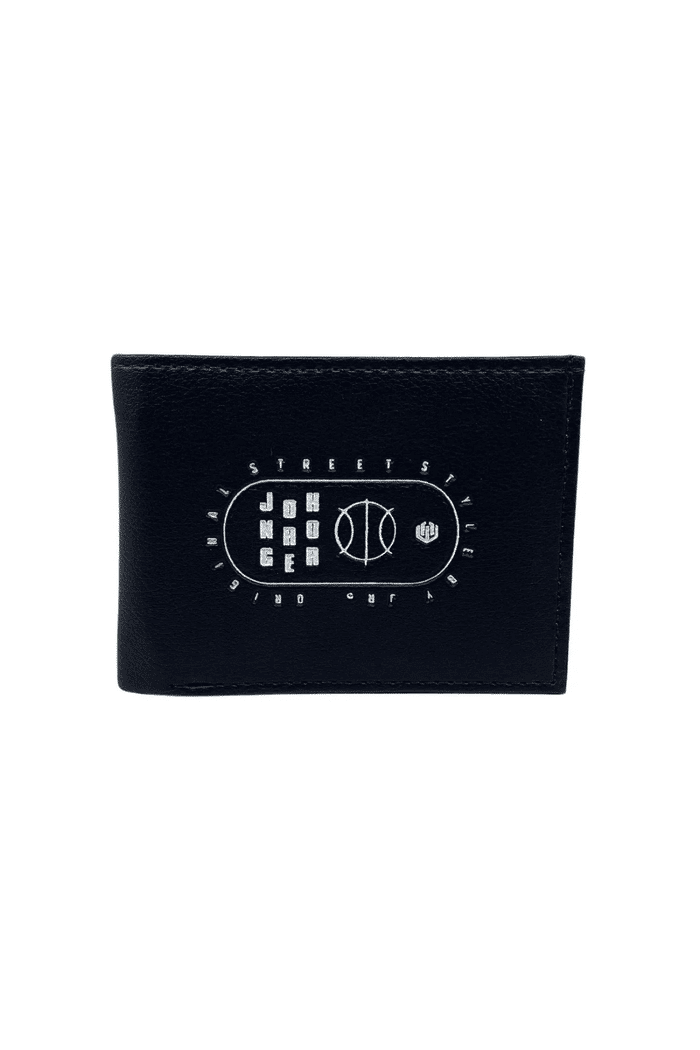 Carteira John Roger Silk Logo Preta