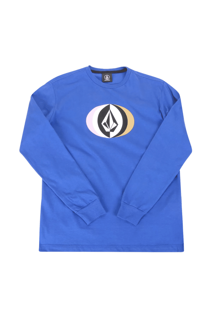 Camiseta Volcom Juvenil Manga Longa Silk Layer Around
