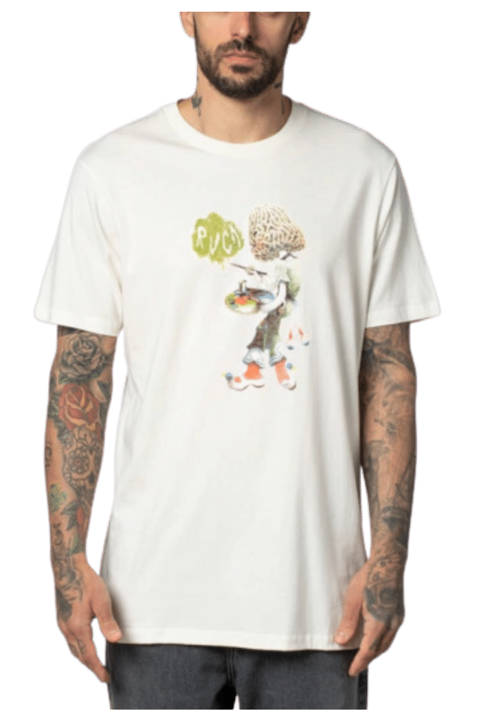 Camiseta RVCA Gordon Painter Off White
