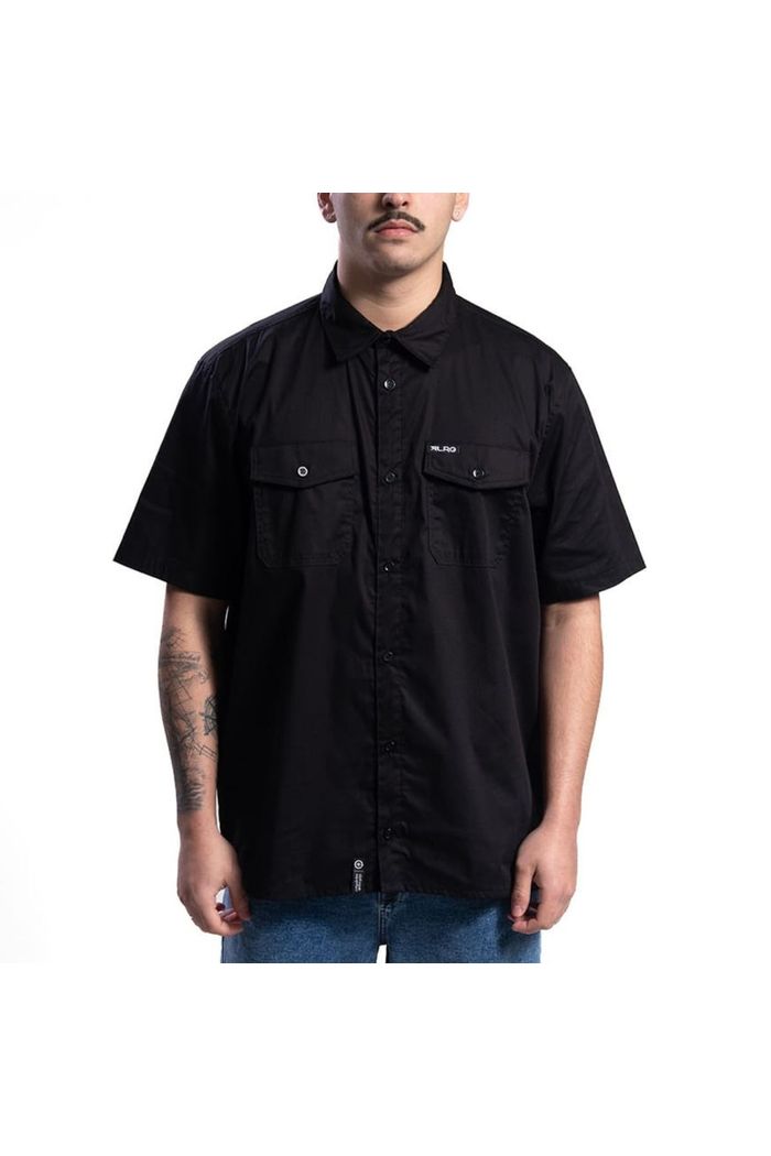 Camisa Botão LRG Onlyus Woven Preto