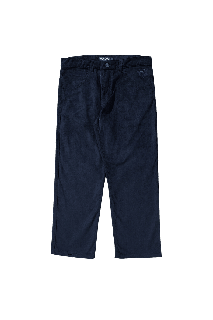 Calça Tupode 678 Veludo Azul marinho