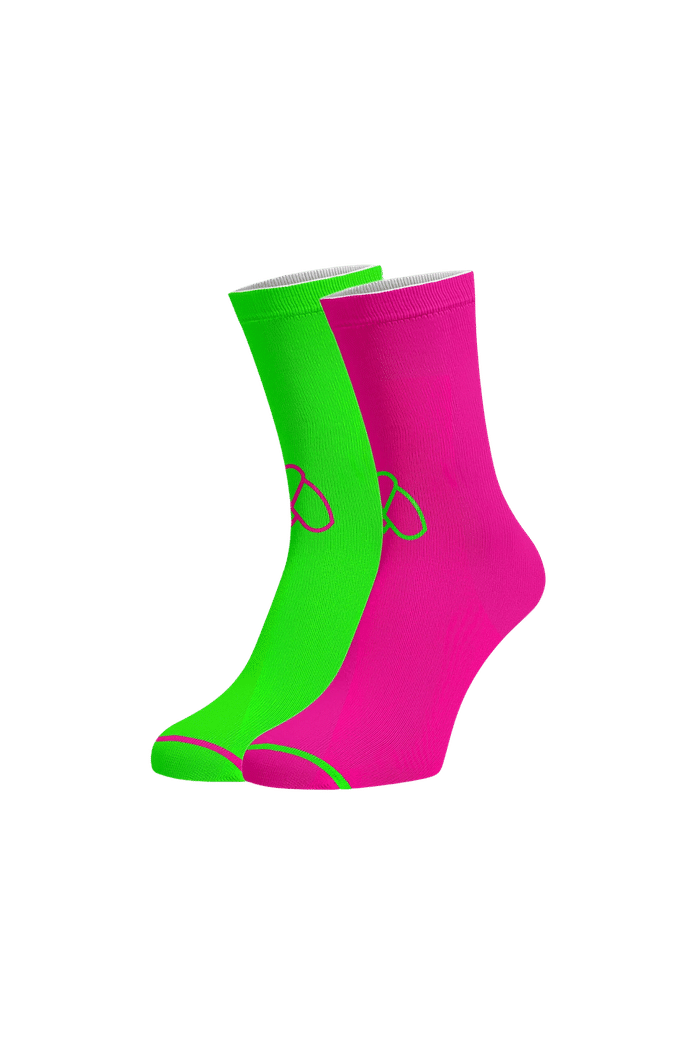 Meia Zmz Infantil Neon