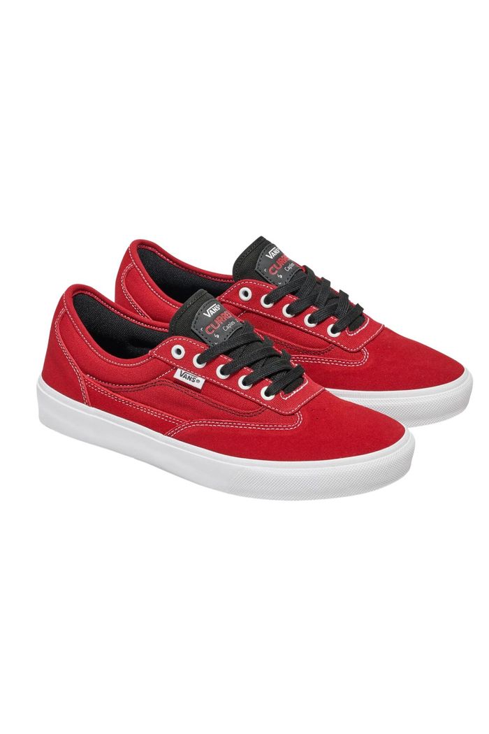 Tênis Vans Curren Caples Skate Red White