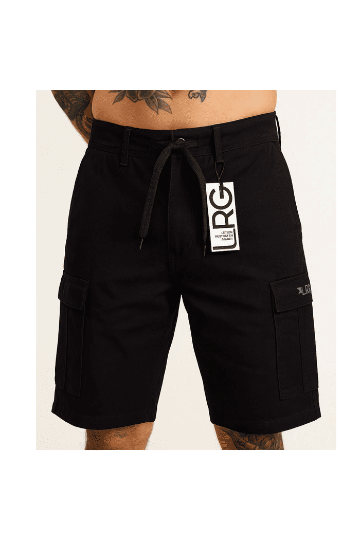 Bermuda Lrg Walk Sarja Cargo Twill Black