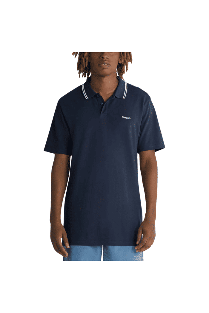Camiseta Vans Polo Dress Blue Halecrest