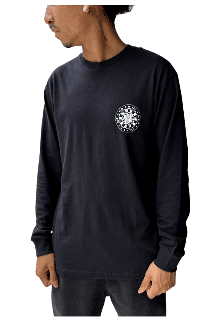 Camiseta Vans Manga Longa Barbed Dartboard