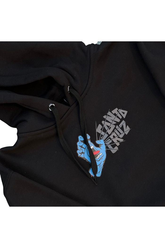 Moletom Santa Cruz Canguru Fechado Juvenil Yelling Hand Front