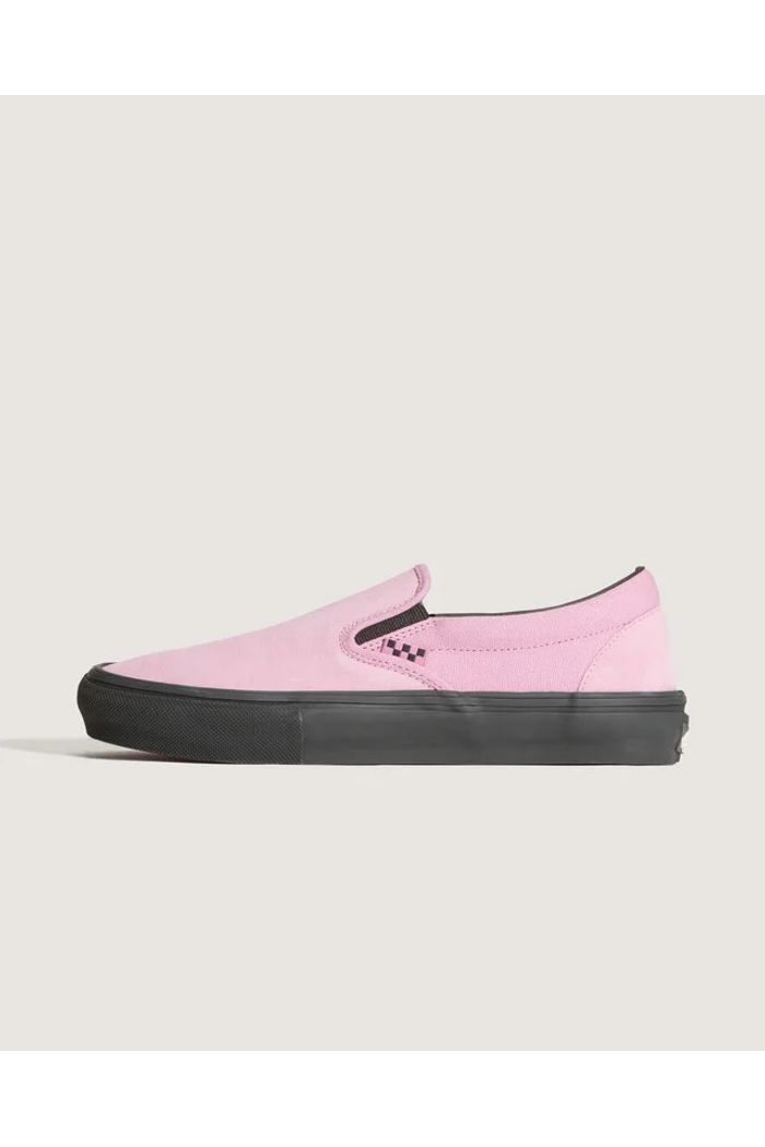 Tênis Skate Slip-On Pink Black