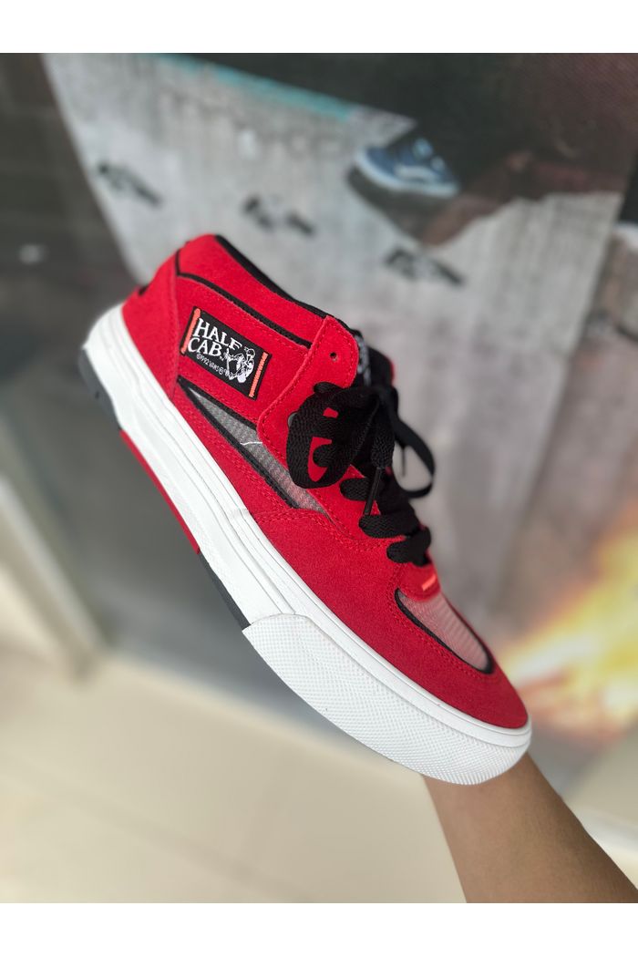 Tênis Vans Skate Half Cab Wafflecup Red/Black