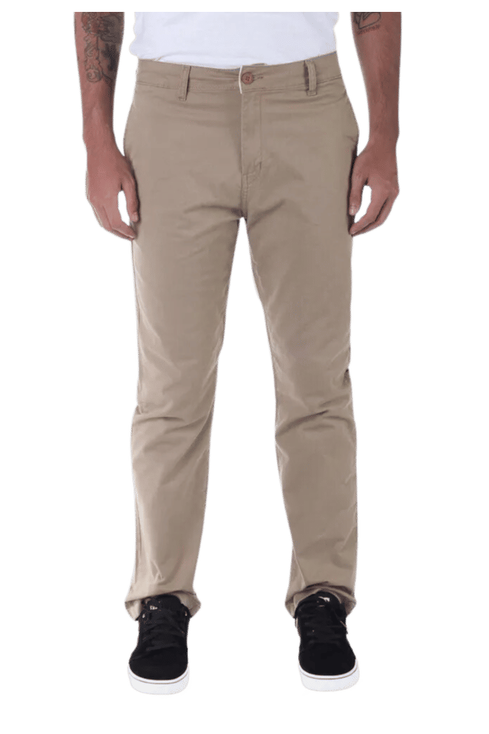 Calça RVCA Daggers Chino Caqui