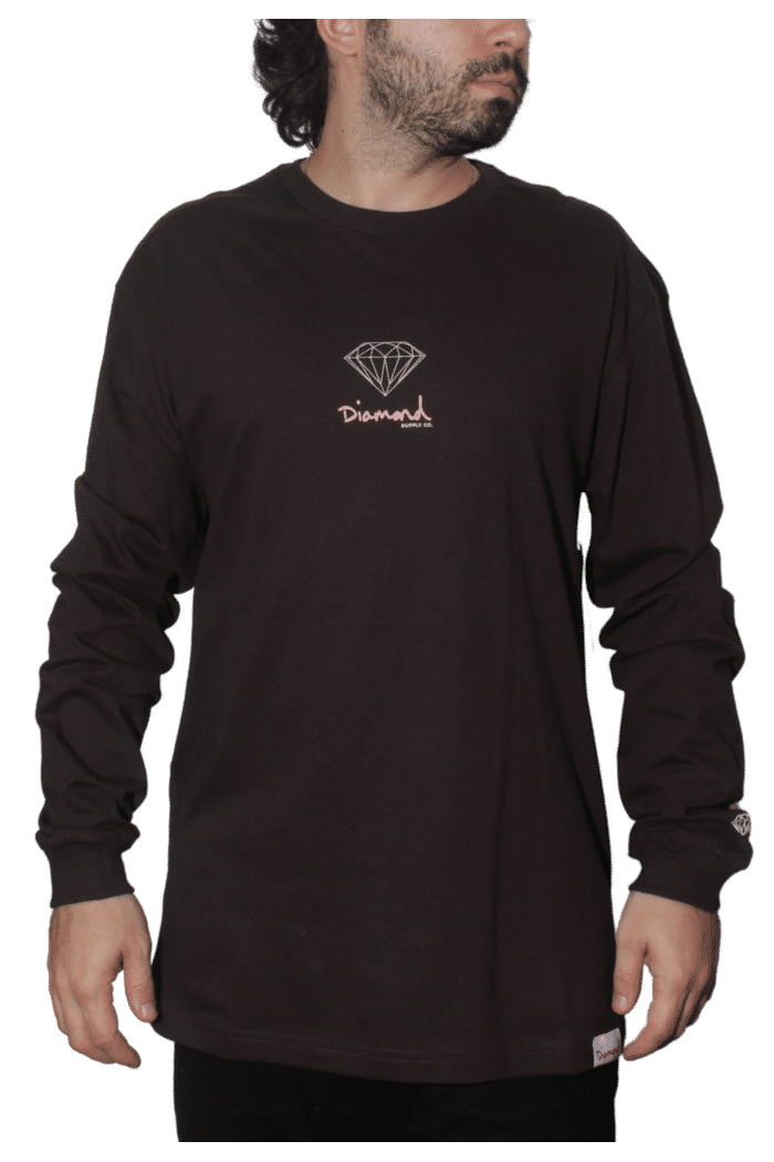 Camiseta Diamond Manga Longa Small Brilliant Logo