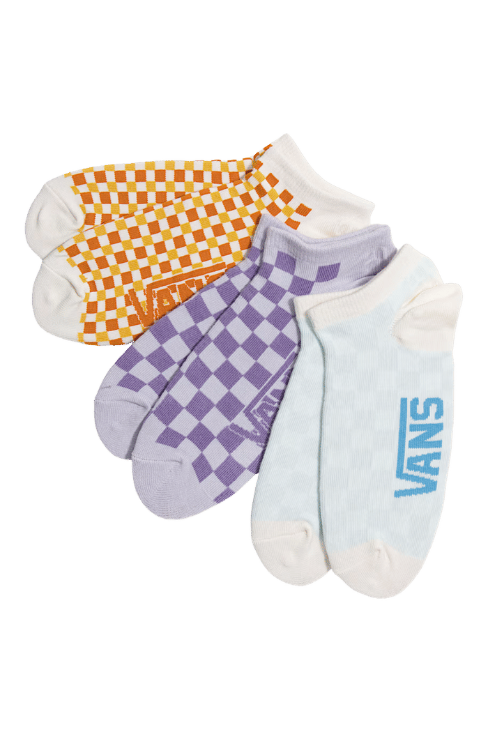 Meia Vans Purple Haze Checkerboard Kick 36/9 (3 Pares)