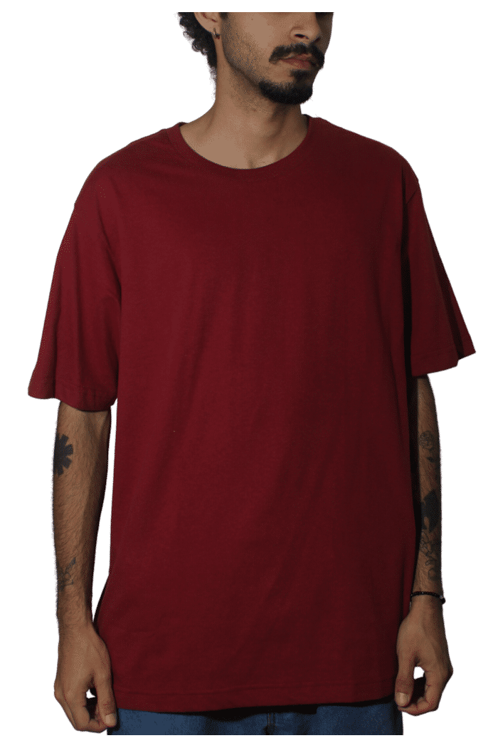 Camiseta Tupode Plain Vinho