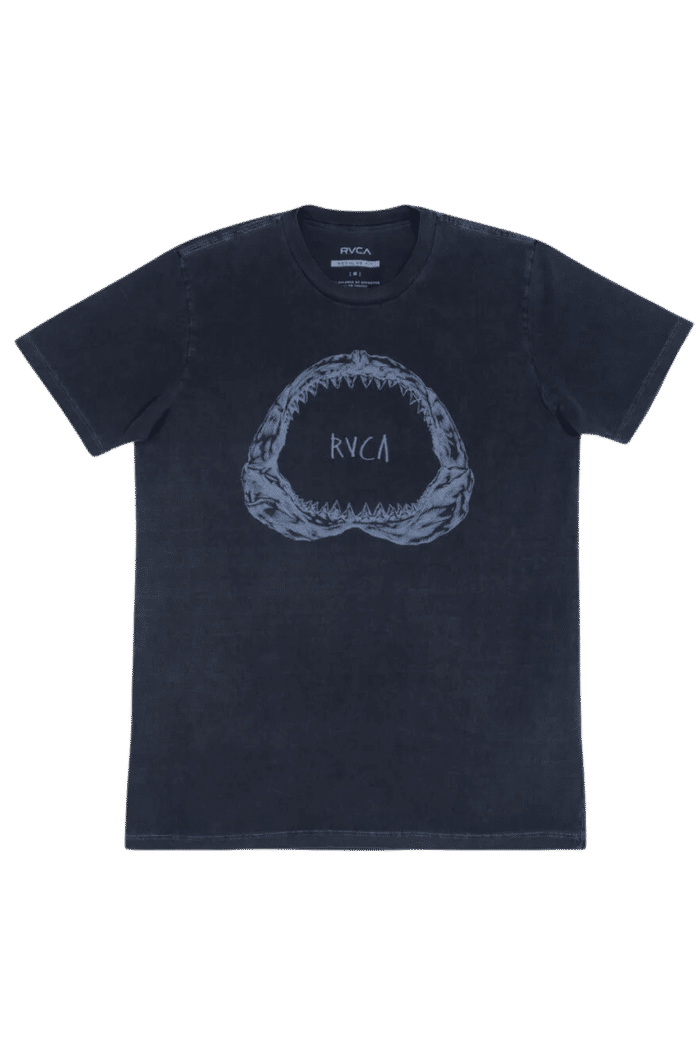 Camiseta Rvca Horton Teeth Cinza Escuro