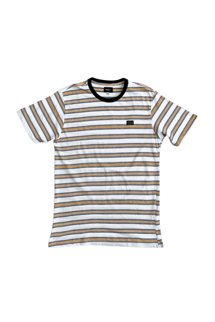 Camiseta RVCA Leaman Stripe Multi Cores