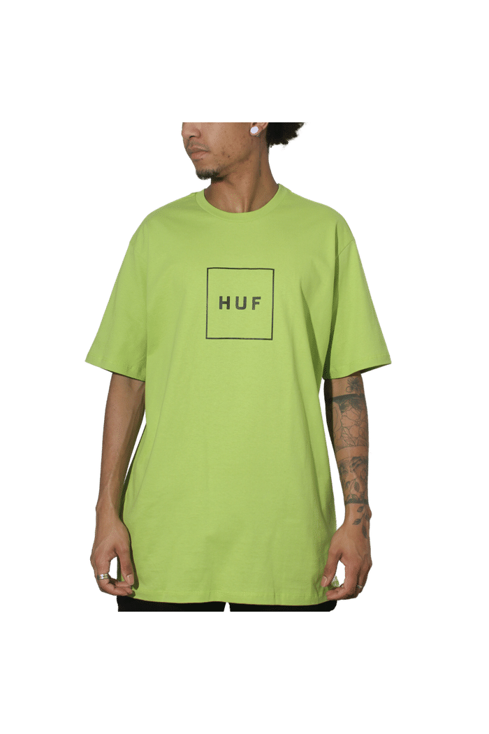 Camiseta Huf Box logo Verde