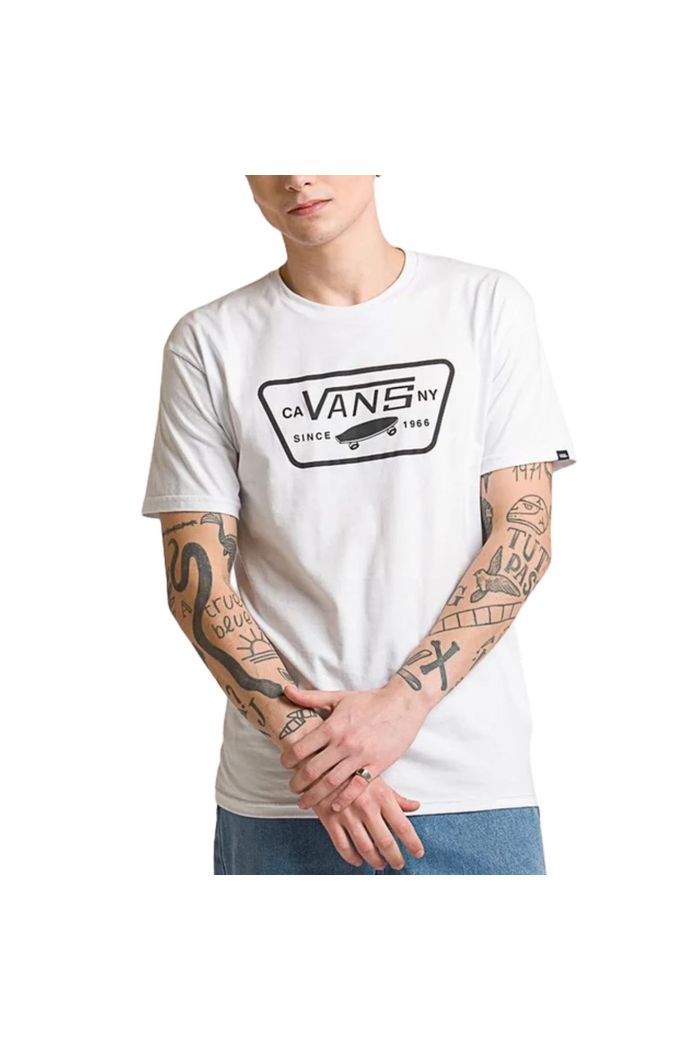 Camiseta Full Patch White Black