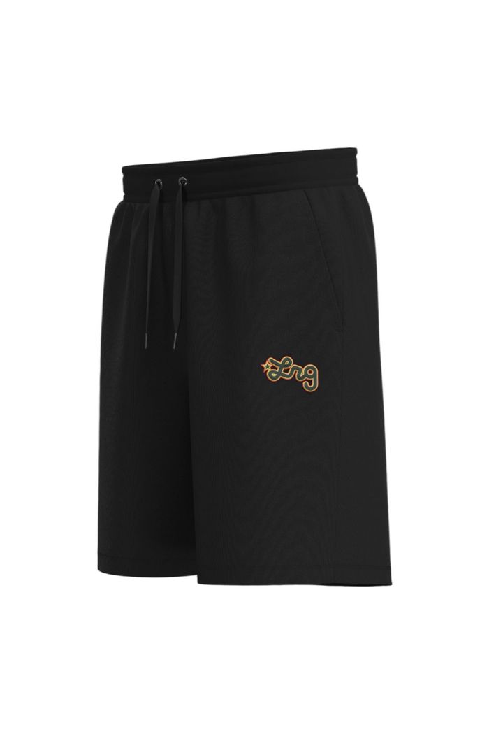 Bermuda Moletom Lrg Thinking Triple Script Preto