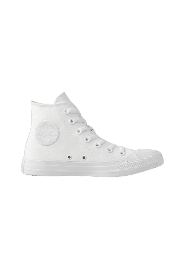 Tênis Chuck Taylor All Star Monochrome Branco Cano Alto