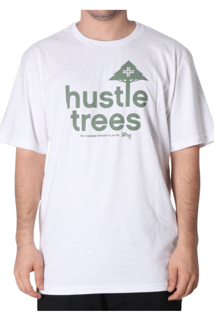 Camiseta LRG Hustle Trees Branco