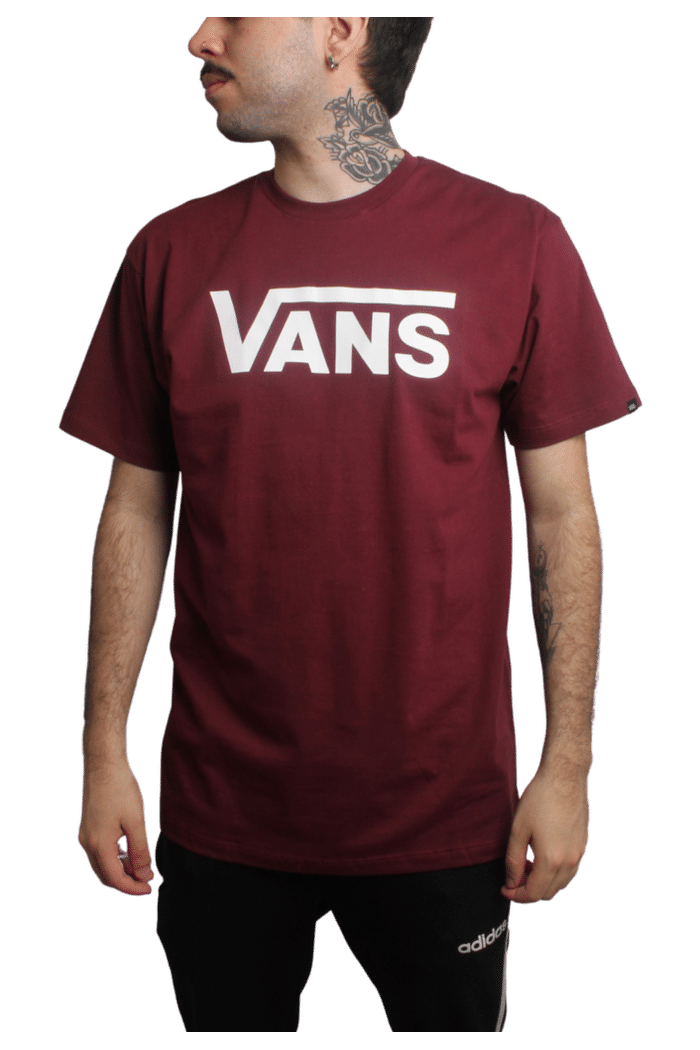 Camiseta Vans Classic Flying V Bordô