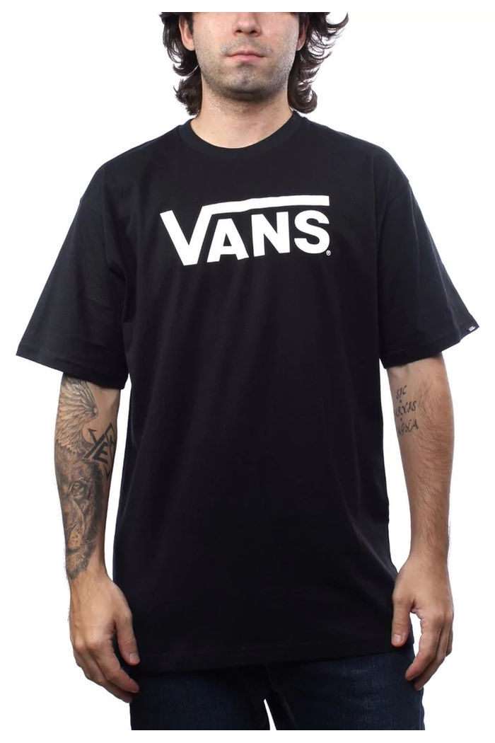 Camiseta Vans Classic Black White