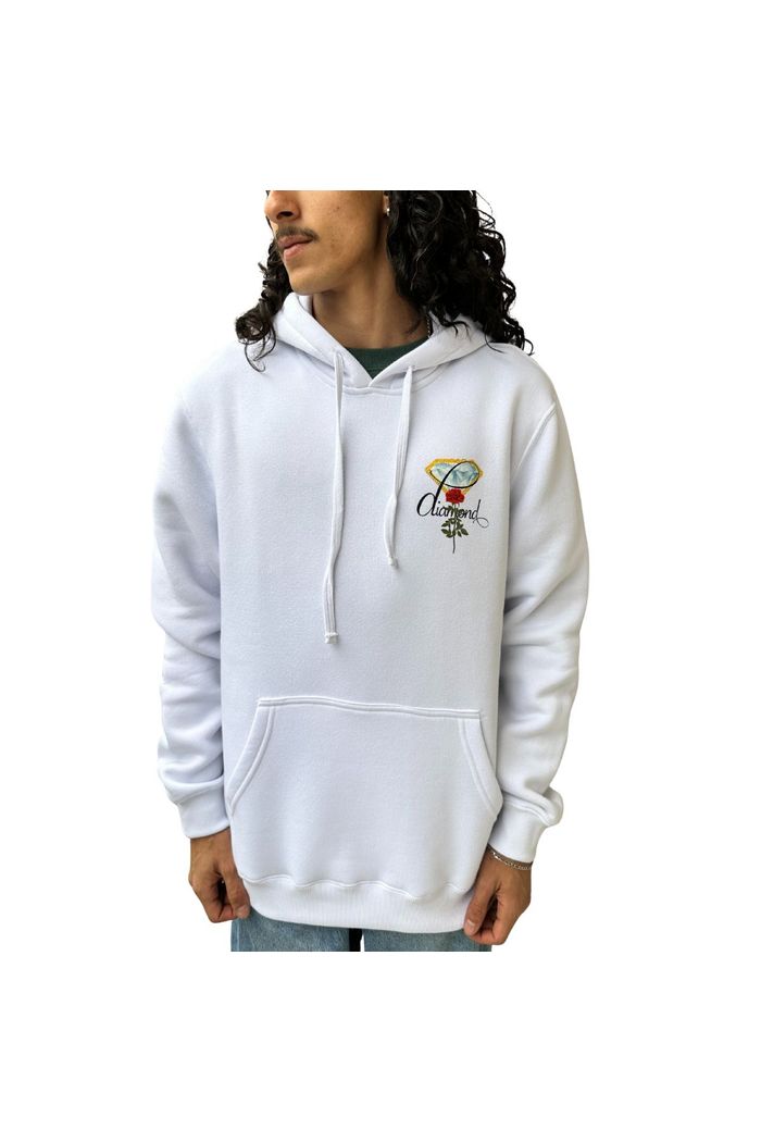 Moletom Diamond Rose Chain Hoodie
