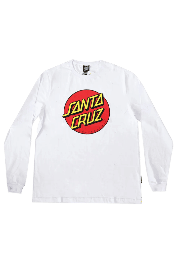 Camiseta Manga Longa Santa Cruz Classic Dot Front