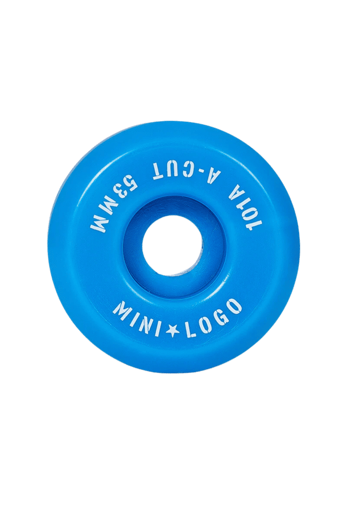 Roda Mini Logo A-Cut 53mm 101A Azul