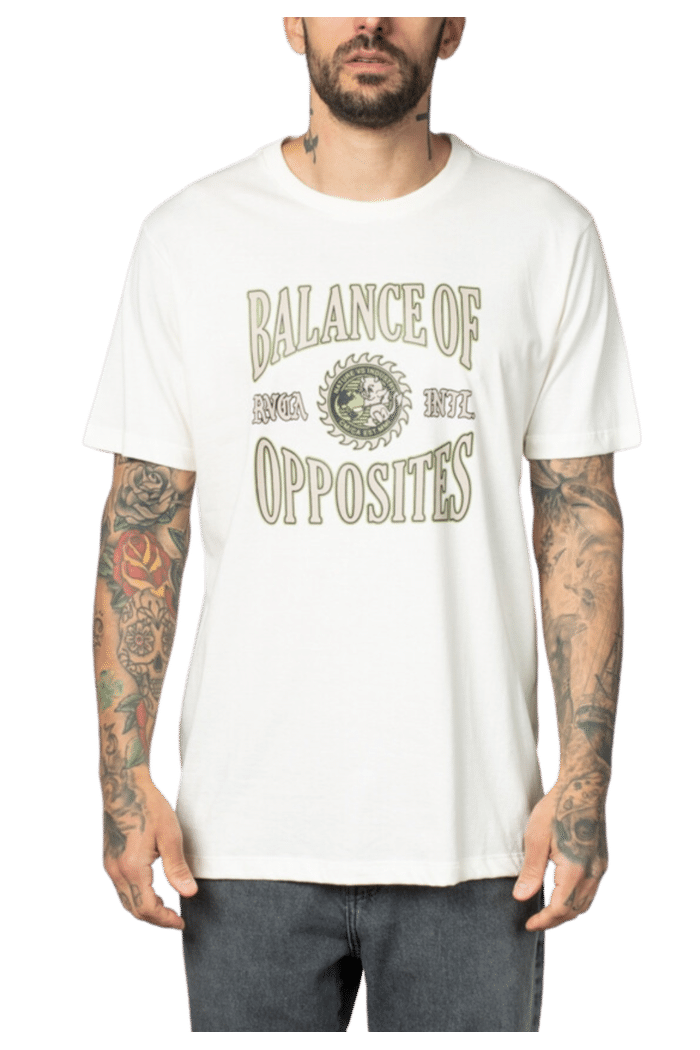 Camiseta RVCA Homecoming Off White