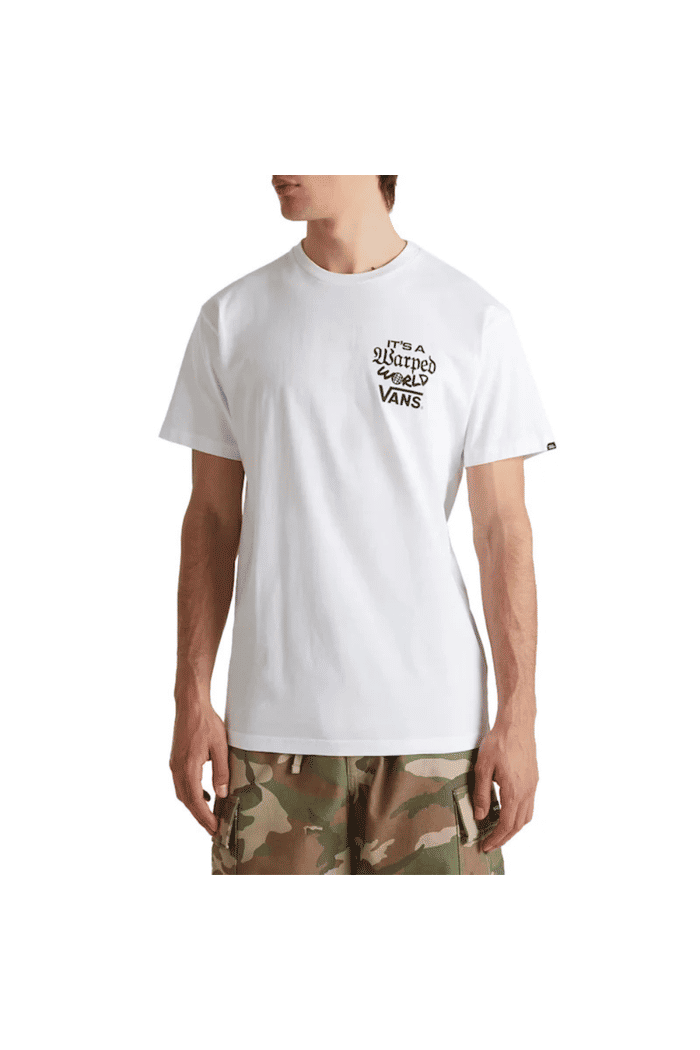 Camiseta Vans Warped World White