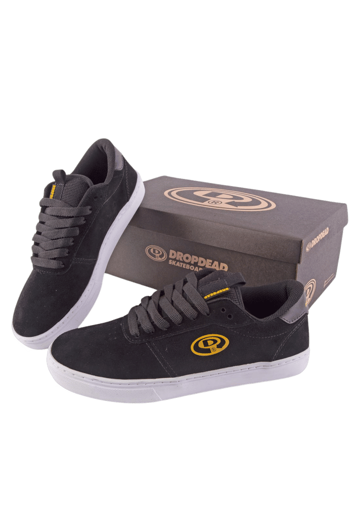 Tênis Drop Dead Stunt Low Preto/Amarelo