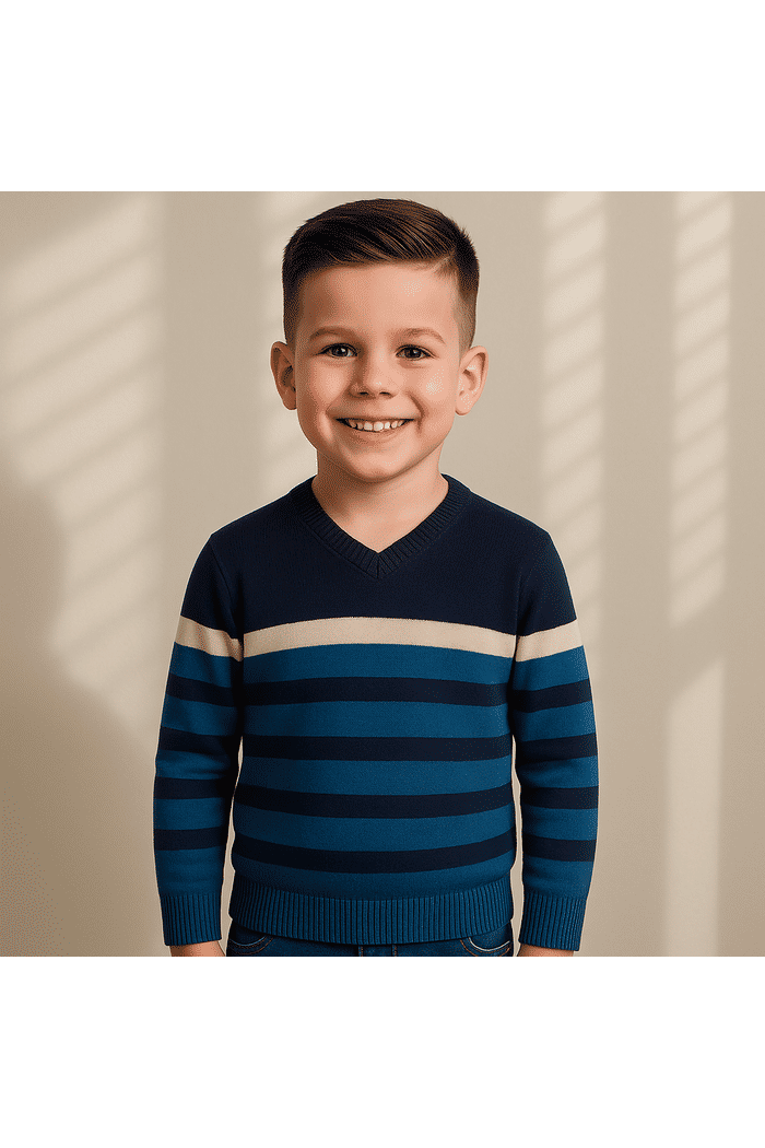 SUETER TRICOT LISTRADO