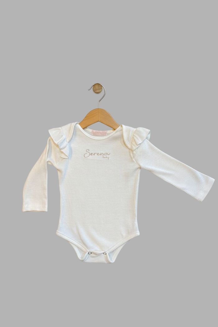 Body de ribana com bordado