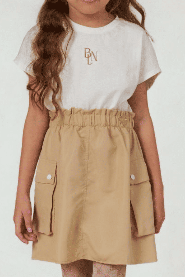 Vestido de moletinho e microfibra