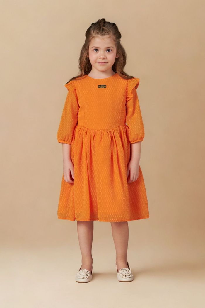 Vestido de chiffon ilusion