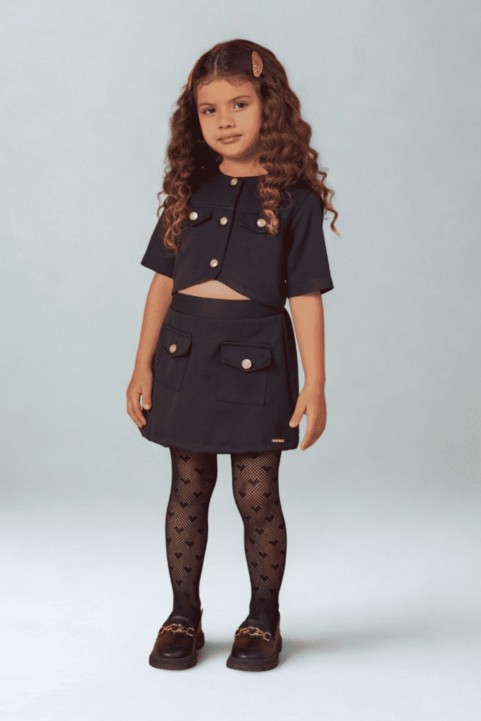 Conjunto de alfaiataria preto