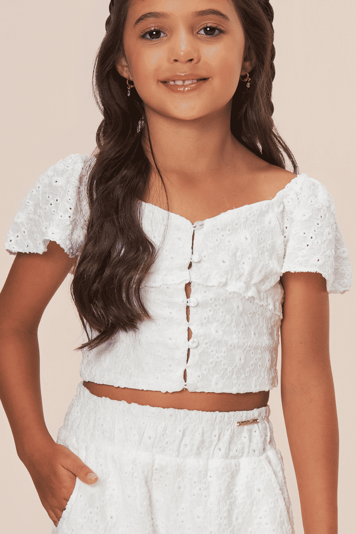 Blusa de malha laise