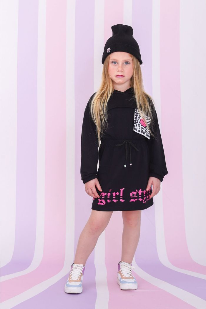 Vestido de moletinho estampado